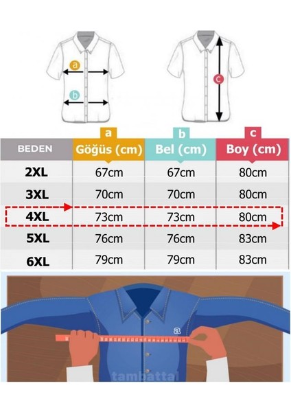 Erkek Büyük Beden 115 Kilo Için Uygun Kısa Kol Gömlek