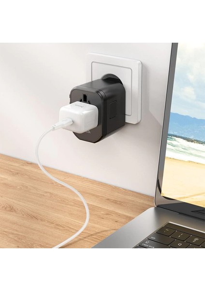 AC15 20W Pd Qc 3.0 Hızlı Şarj Universal Priz