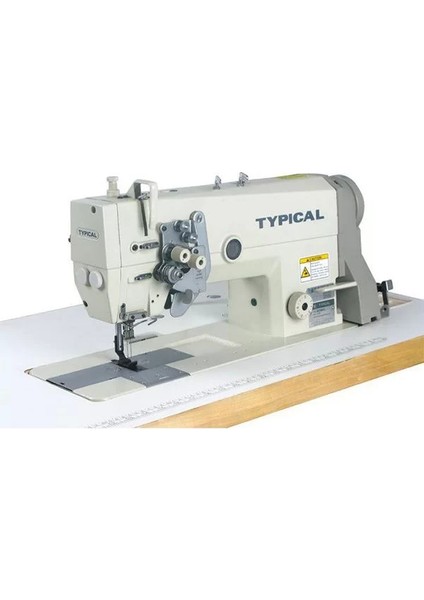 GC-6845H Çift Iğne Küçük Mekik Iptalli Kilit Dikiş Ince ve Orta Mat Için