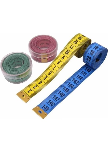 1,5mt Mezura Cm/cm Renkli 12 Adet