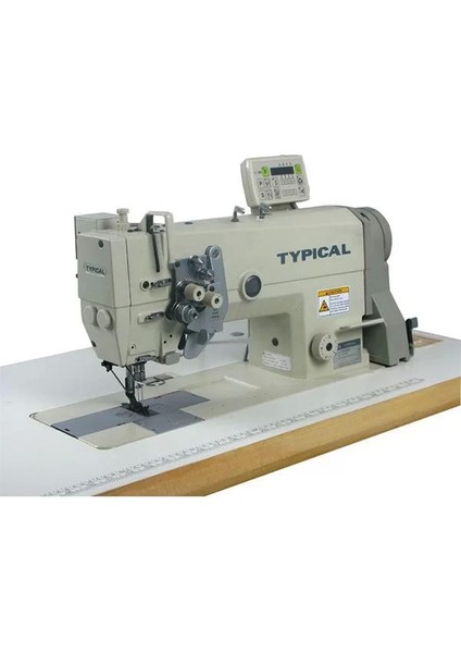 GC-6845-HD3 Çift Iğne Küçük Mekik Iptalli Iplik Kes Kilit Dikiş Ince ve Orta Mat Için