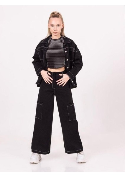 Kız Çocuk Gabardin Ceket