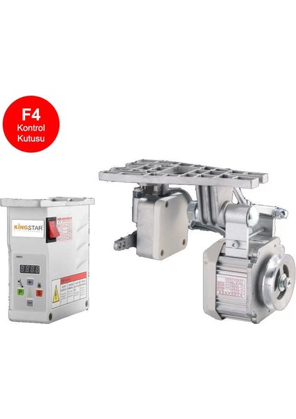 X550 Hız Ayarlı Elektronik Servo Motor - Iğne Pozisyonlu - 550W F4