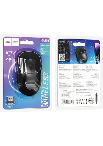 GM25 Royal Dual-Mode Kablosuz Wireless Mouse