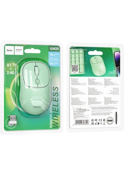 GM25 Royal Dual-Mode Kablosuz Wireless Mouse