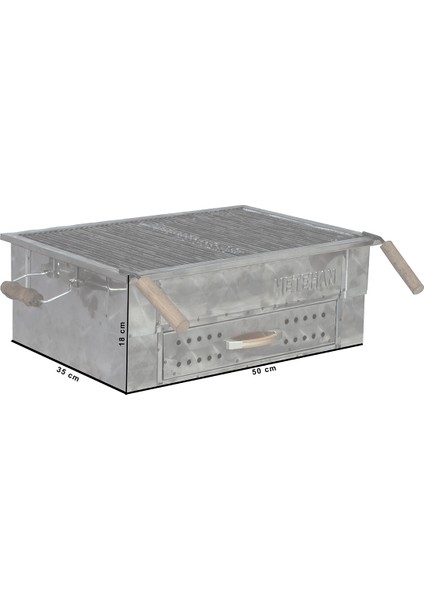MTH-352 Set Üstü Maltız Izgaralı Çekmeceli Mangal