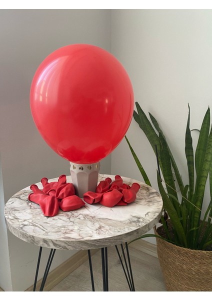 Pastel Kırmızı Balon 10LU fiyatları