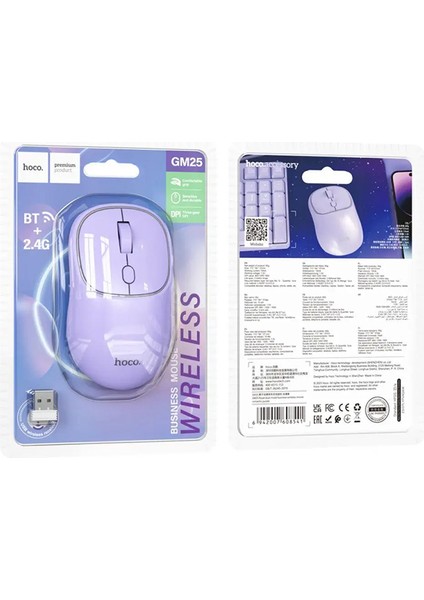 GM25 Royal Dual-Mode Kablosuz Wireless Mouse