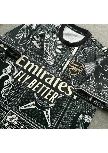 Arsenal Desenli 2023/24 Yeni Sezon Özel Maç Önü Yetişkin Forması Zyn modelleri
