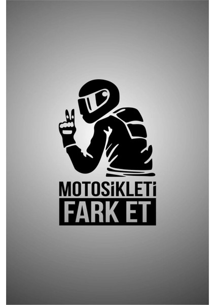 Laputa Tükkan Motosikleti Fark Et Oto Araba Cam Motosiklet Sticker 15 x 10 cm