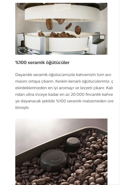 Lattego Tam Otomatik Premium 12 Farklı Kahve Krom-Beyaz Kahve ve Espresso Makinesi +Luciole Lambader