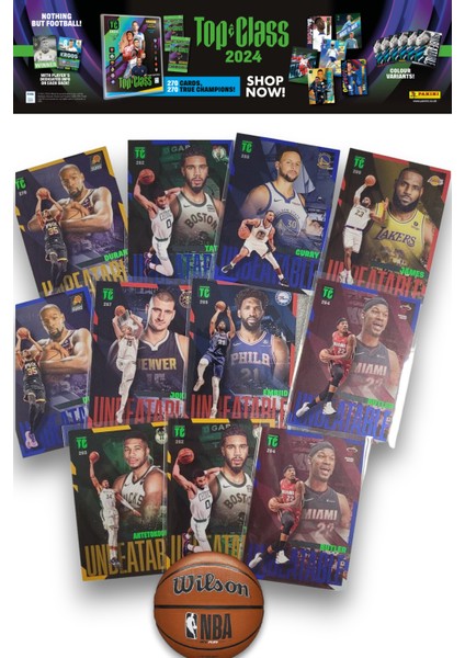 Panini Nba Top Class 2024 Koleksiyonluk Basketbolcu Kartları + 12 Paket (96 Adet Kart) indirimleri