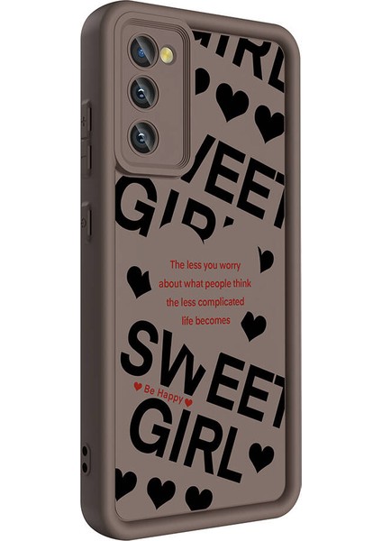 Galaxy Uyumlu S20 Fe Kılıf Kamera Korumalı Baskılı Arka Yüzey Htstore Klas Kapak-Siyah