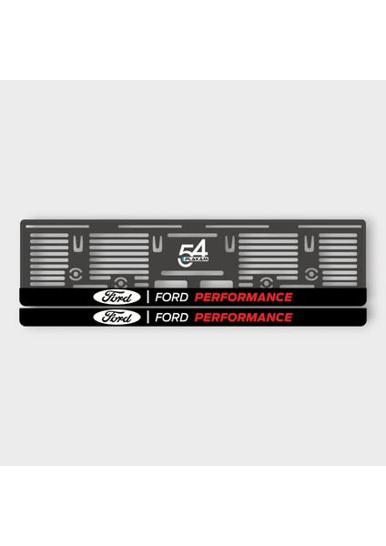 Ford Performance 3D Kabartmalı Pleksi Araba Plakalığı