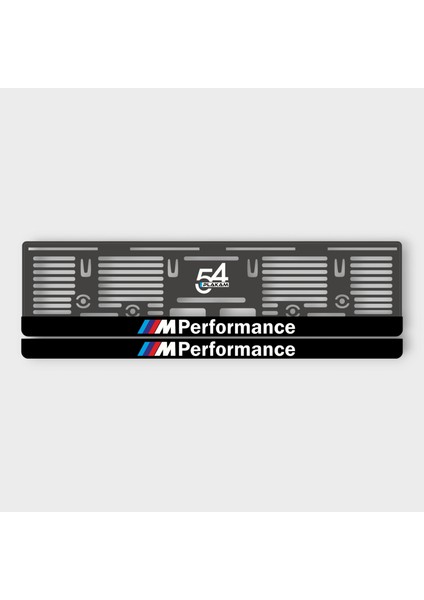 Bmw M Performance 3D Kabartmalı Pleksi Araba Plakalığı