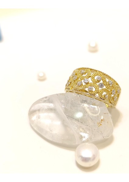 Taşlı Yüzük 14 Ayar Altın Hd Videolu