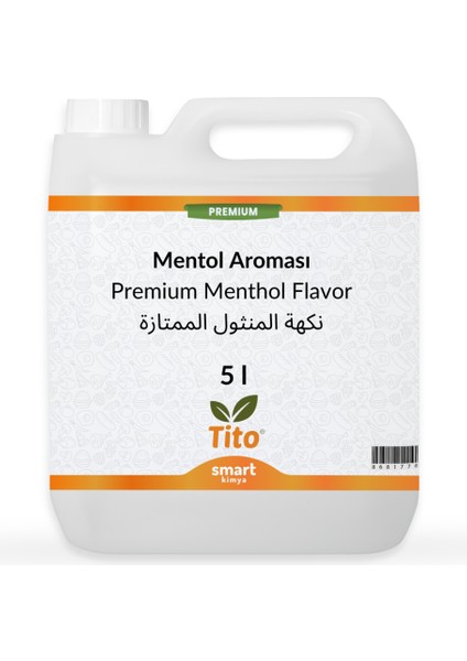 Premium Mentol Aroması 5 Litre