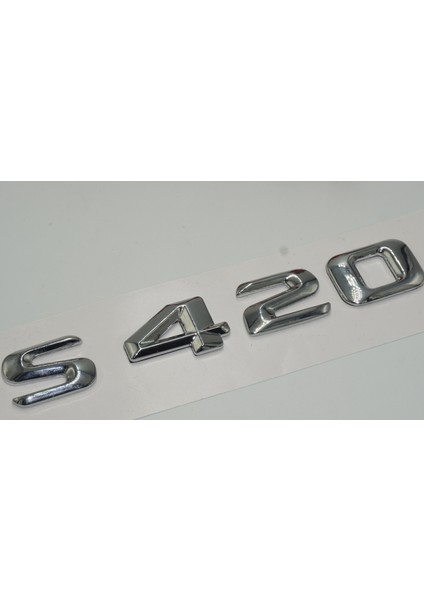 Benz S420 Bagaj Krom Metal 3M 3D Yazı Logo fiyatları