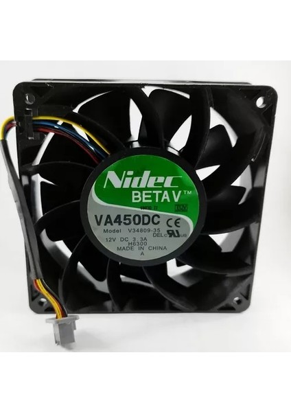 VA450DC V34809-35 12V 3.3A 4 Pin Kare Fan