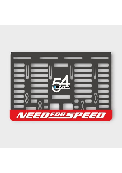 Need For Speed 3D Kabartmalı Pleksi Motor Plakalığı