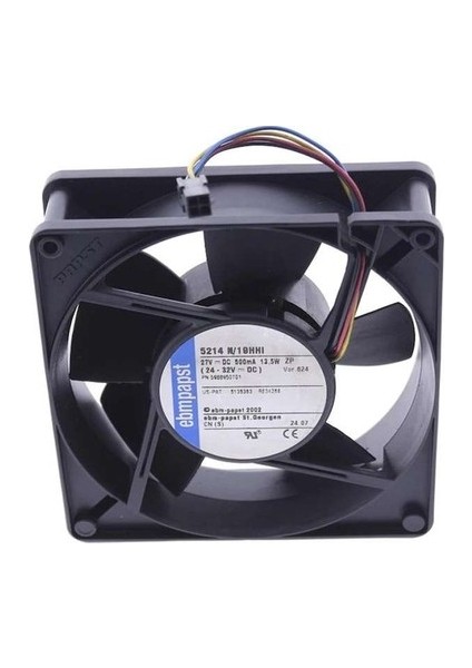 5214N/19HHI 27V 13.5W Inverter Soğutma Fanı 127 x 127 x 38MM