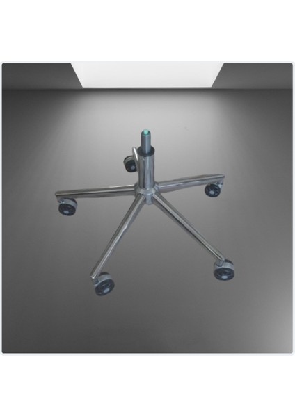 Sandofis Konik Krom Ayak+Oyuncu TEKERİ+100'LÜK Krom Amortisör