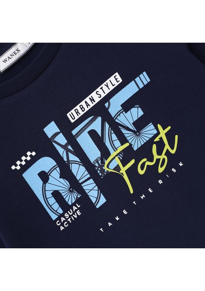Erkek Çocuk Uzun Kol Ince Tişört - 16838 - Lacivert fiyatları