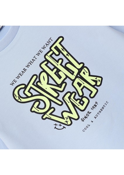 Erkek Çocuk Uzun Kol Ince Tişört - 16780 - Mavi fiyatları