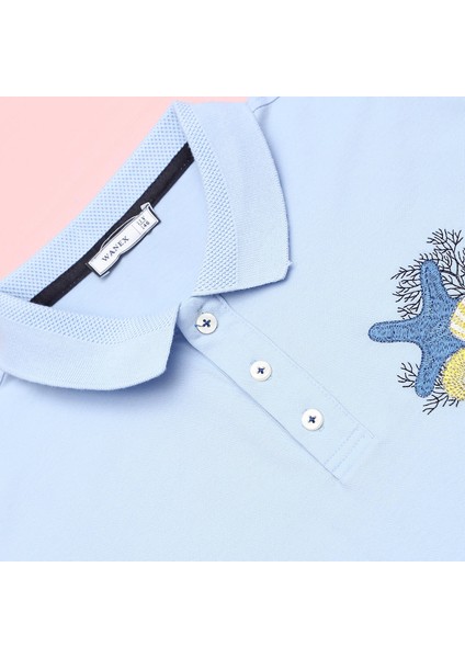 Erkek Çocuk Kısa Kollu Tişört - 16841 - Mavi fiyatları