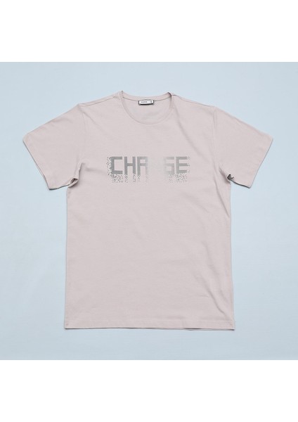 Erkek Çocuk Kısa Kollu Tişört - 16822 - Bej