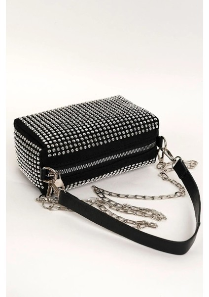 Moonlight-Mini Taşlı Kadın Omuz Askılı Çanta fiyatları