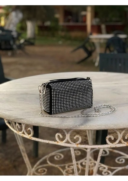 Moonlight-Mini Taşlı Kadın Omuz Askılı Çanta indirimleri