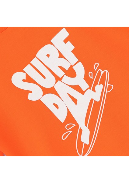 Kız Çocuk Kısa Kol Tişört - 16899 - Oranj fiyatları