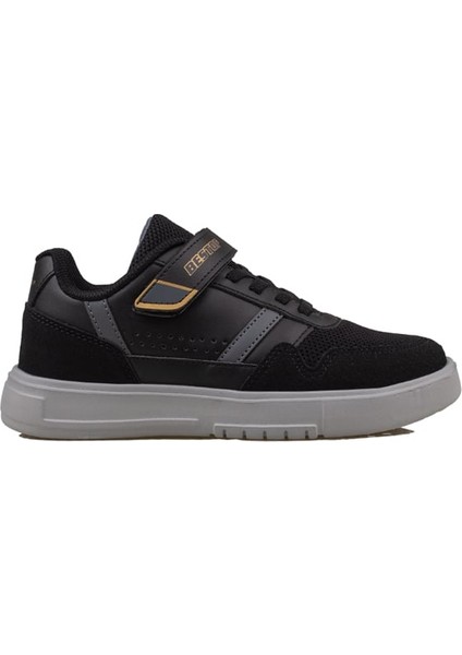 Siyah Comfort Içe Basma Destekli Unisex Çocuk Sneaker
