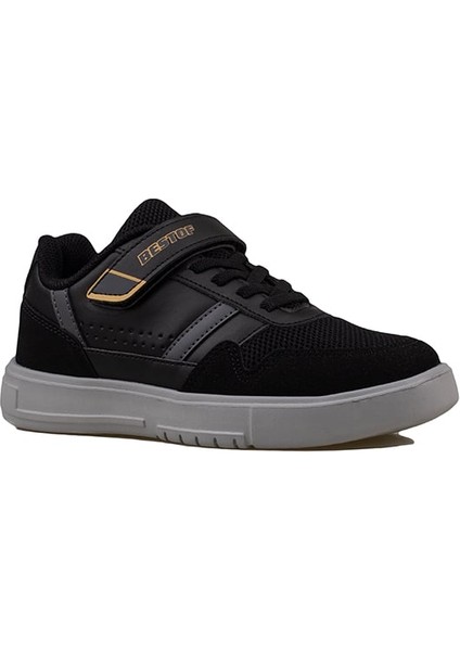Siyah Comfort Içe Basma Destekli Unisex Çocuk Sneaker