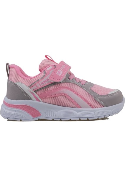 Pembe Cırt Cırtlı Unisex Çocuk Spor Ayakkabı