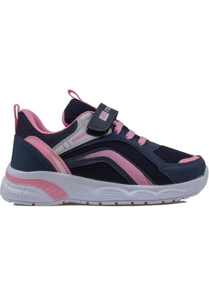 Lacivert Cırt Cırtlı Unisex Çocuk Spor Ayakkabı
