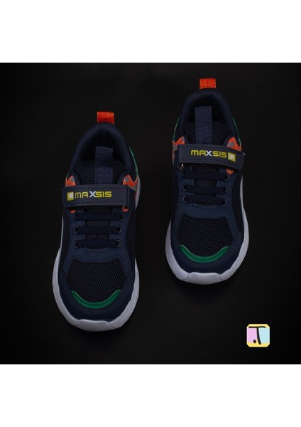 Yeşil Cırt Cırtlı Unisex Çocuk Spor Ayakkabı