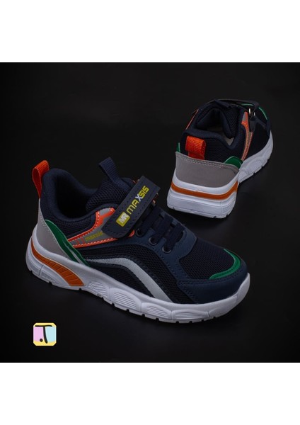 Yeşil Cırt Cırtlı Unisex Çocuk Spor Ayakkabı