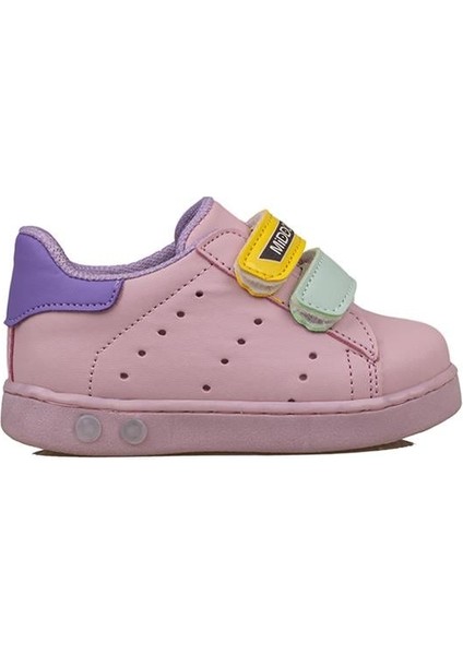 Pembe Yoyo Ilk Adım Bebe Işıklı Sneaker