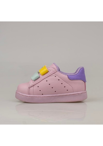 Pembe Yoyo Ilk Adım Bebe Işıklı Sneaker