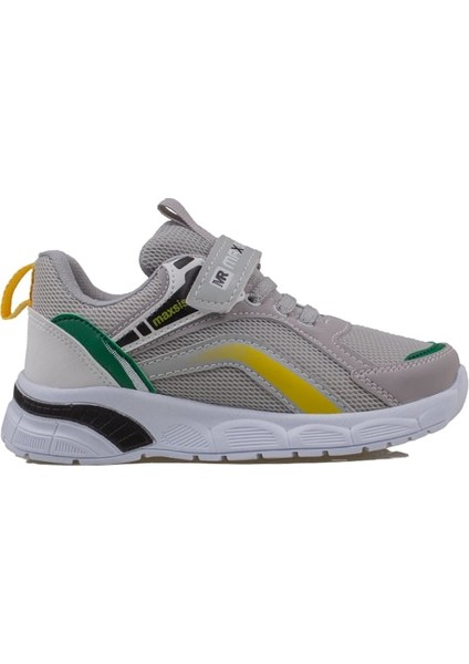 Sarı Cırt Cırtlı Unisex Çocuk Spor Ayakkabı
