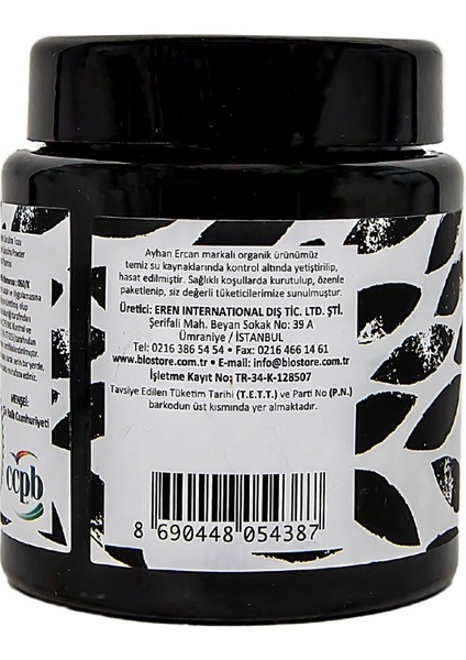 Ayhan Ercan Organik Spirulina Tozu 100 G