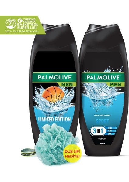 Men Tbf Limited Edition Duş Jeli + Palmolive Men Sport Duş Jeli