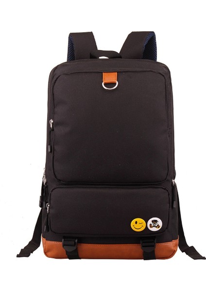Baskılı Gençlik Öğrenci Okul Çantası Büyük Kapasiteli Seyahat Çantası Erkek ve Kadın Sırt Çantası (Yurt Dışından)