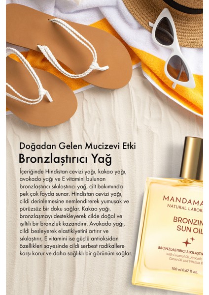 Yoğun Bronzlaştırıcı Sıkılaştırıcı Toparlayıcı Yağ Slim Oil