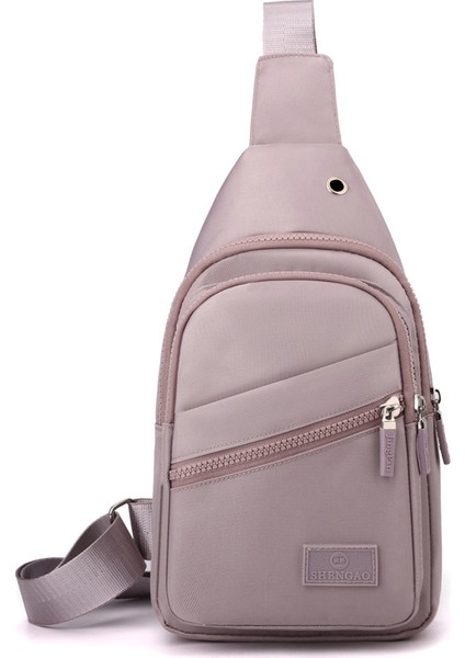 Naylon Omuzdan Askili Çanta Crossbody Çanta Gündelik Spor Göğüs Çantası (Yurt Dışından)