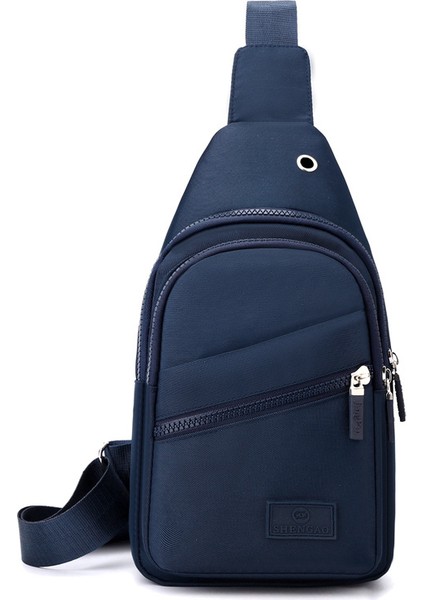 Naylon Omuzdan Askili Çanta Crossbody Çanta Gündelik Spor Göğüs Çantası (Yurt Dışından)