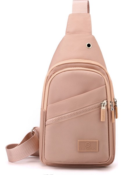 Naylon Omuzdan Askili Çanta Crossbody Çanta Gündelik Spor Göğüs Çantası (Yurt Dışından)