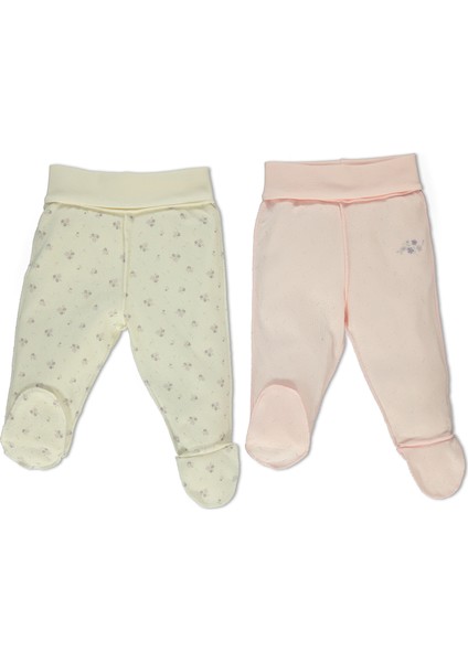 Ajurlu Patikli Bebek Pantolon 2li (My Happıness) (T2545)